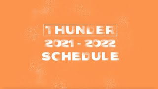 OKC Thunder 202122 Schedule Release [upl. by Namajneb]