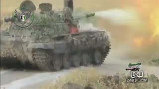 Tanks attack military base in Syria [upl. by Chick313]