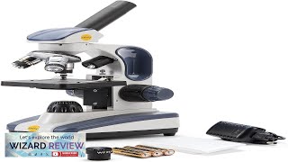 SWIFT Compound Monocular Microscope SW200DL with 40X1000X Magnification Dual Light Review [upl. by Pippa]