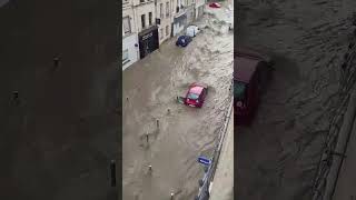 Flooding in RivedeGier Loire FRANCE 17102024 [upl. by Scornik]