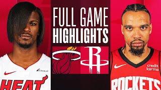 HEAT at ROCKETS  FULL GAME HIGHLIGHTS  April 5 2024 [upl. by Adniles341]