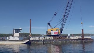 New artificial reef now in place in Pamlico River [upl. by Forsta967]