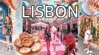 Lisbon  Eating amp Exploring Portugal Layover Honeymoon Vlog 💕 [upl. by Elyak]