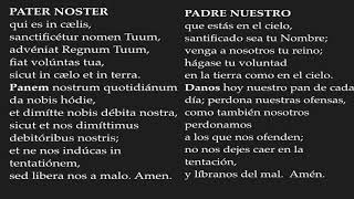 Aprender a rezar el Padre Nuestro en Latín Pater Noster traducido Español [upl. by Ronnica]