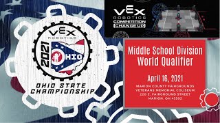 2021 Ohio VEX Robotics State Championship  4162021 [upl. by Demmy]