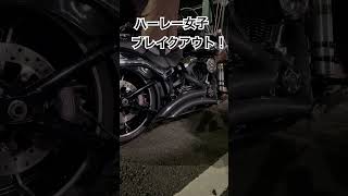 ハーレー女子！・ブレイクアウト！ harleydavidson ハーレーダビッドソン ハーレー女子 [upl. by Obocaj]