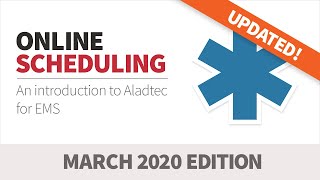 Aladtec Online Scheduling amp Workforce Management for EMS March 2020 [upl. by Alel]