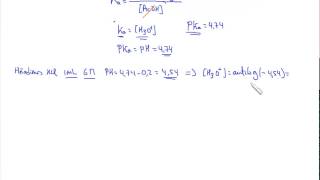 Química general Reguladoras de pH Problema 5 [upl. by Frohman]