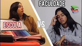 Escola VS Faculdade [upl. by Cela814]