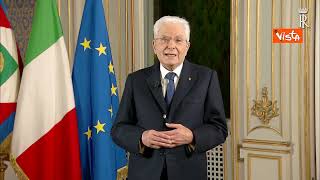 Il Discorso integrale di Mattarella per Capodanno 2022 [upl. by Pugh]