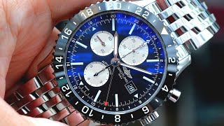 Rất Đẹp amp Hiếm Breitling Chronoliner Chronograph GMT 46mm Y2431012BE10453A  Hotline 0982298881 [upl. by Nosecyrb]