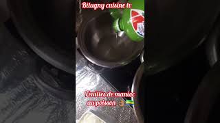 Préparez avec moi les feuilles de manioc au poisson « Mayagäh na batchui » cuisinegabonaise 👌🏽🇬🇦 [upl. by Enylrac]