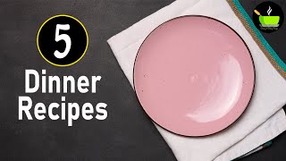 10 Minutes Instant Dinner Recipe 5 Easy Dinner Recipe Quick amp Easy Dinner Recipes  Dinner Ideas [upl. by Yaeger]