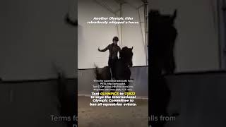 Olympic Rider Abused Horse [upl. by Attenad]