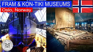 I Visit the Fram and Kontiki Museums in Olso [upl. by Woolson216]