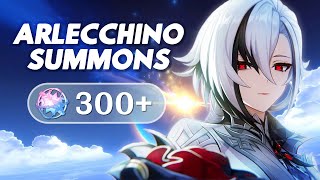 I Spent 300 SUMMONS For ARLECCHINO in Genshin Impact [upl. by Enirod]