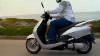 Honda 2010 Elite Scooter Review  Scootmagazinecom [upl. by Esac]