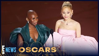 Ariana Grande and Cynthia Erivo Look Wickedly Amazing on Stage Together  2024 Oscars [upl. by Brody]