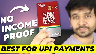 IDFC First EA₹N Credit Card Launched  Best UPI Credit Card for Students [upl. by Funch]