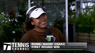 Naomi Osaka Embracing the Challenge  2024 Rome First Round [upl. by Maryellen3]