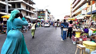 BIGGEST AFRICAN NIGHT STREET MARKET GHANA ACCRA MAKOLA [upl. by Kazimir818]