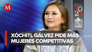 Xóchitl Gálvez pide impulsar a mujeres competitivas para gubernaturas de 2024 [upl. by Eilzel]