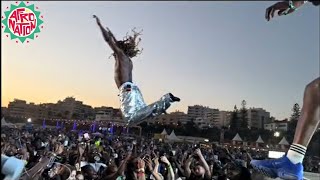 Moment Asake Jumps Into Crowd At Afro Nation Portugal 2023 [upl. by Jahdai]