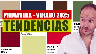 COLORES TENDENCIA PRIMAVERA VERANO 2025 mujer y hombre [upl. by Siri504]