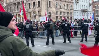 Heute fand in Wien eine große Demonstration statt vienna wien austria wienliebe igersvienna [upl. by Atinomar270]