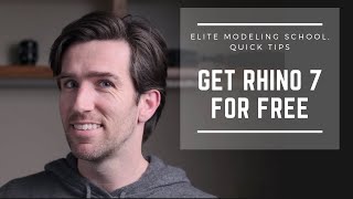 How To Get Rhino 7 for Free For Now [upl. by Sharma]