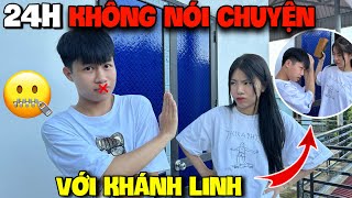 Vlog  Quang Con Thử Thách 24H Không Nói Chuyện Với Khánh Linh Và Cái Kết [upl. by Eelasor]