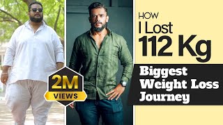 Biggest Fat Loss Transformation Story Junaid Jamadar I How I Lost 112 Kg I Fat to Fit  OMH [upl. by Arec2]