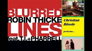 Blurred Lines  Robin Thicke amp Pharrell Williams  Instrumental with lyrics subtitles [upl. by Mya]