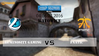 Luminosity vs fnatic  Finale IEM Katowice 2016  deinferno Map 3 [upl. by Savannah]