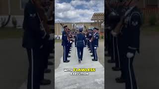 Air Force Honor Guard Drill Team Walk Thru army airforce motivation [upl. by Amhser]