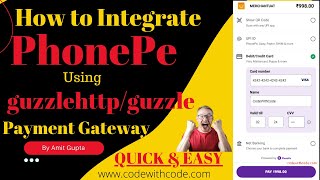 How to integrate PhonePe in website Through GuzzlehttpGuzzle Package  how to integrate PhonePe [upl. by Augustine]