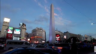 4k Walking Tour Buenos Aires 🇦🇷 3 horas [upl. by Lyrret41]