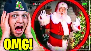 YouTubers Who Caught SANTA CLAUS ON CAMERA Unspeakable [upl. by Alinna]