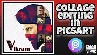 Collage Editing in PicsArt  New style creative collage editing tutorial [upl. by Yesnil381]