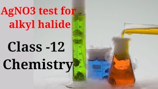 Agno3 test for alkyl halide  silver nitrate test for alkyl halides [upl. by Irneh]