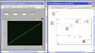 Incrementing using Build Array in Labviewmp4 [upl. by Ettelorahc]