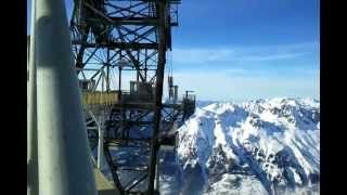 Alpe Huez  Téléphérique AlpetteRousses 2800m  Arrivée [upl. by Belda794]