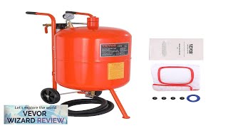 VEVOR 20 Gallon Sand Blaster 60110 PSI High Pressure Sandblaster Portable Abrasive Review [upl. by Gerk]