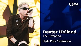 The Offspring frontman Dexter Holland at Hyde Park Civilization [upl. by Akitahs]