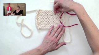 Knitting Help  Weaving in Ends [upl. by Grindlay85]