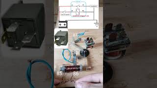 How the 4pin relay works project experiment relayshorts [upl. by Eugene186]