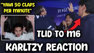 😂 KARLTZY REACTION TO TLID QUALIFYING TO M6 AND TEASES YAWI  TLID VS BTR [upl. by Carrol26]