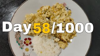 Day 581000 eating Eggs egg buildconsistencywithkophyo [upl. by Tamberg339]