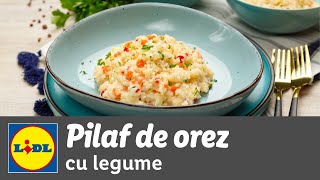 Pilaf de orez cu legume • reteta Bucataria Lidl [upl. by Cacie20]