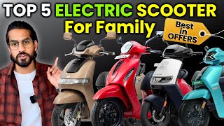 Top 5 Electric Scooters for Family⚡️ Best Electric Scooter in Festive Offer😍  by Abhishek Moto [upl. by Slavic]